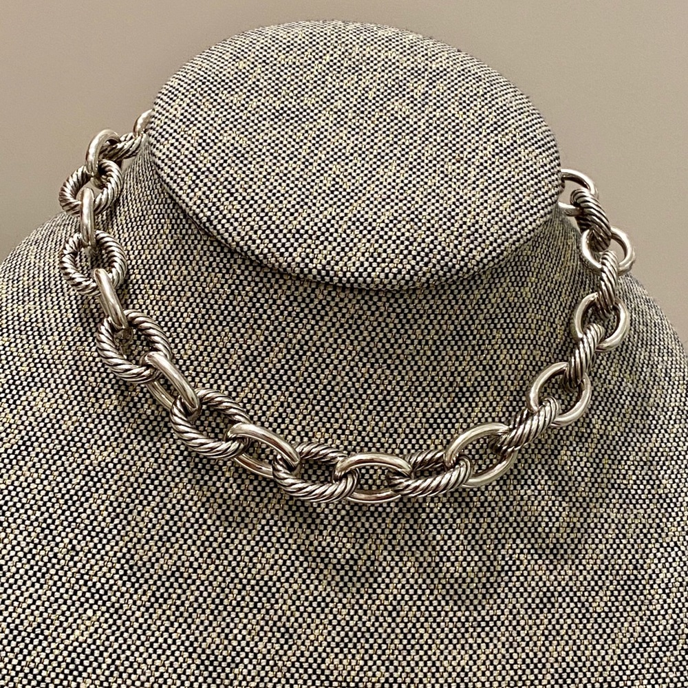 David Yurman Extra Large Oval Link Necklace